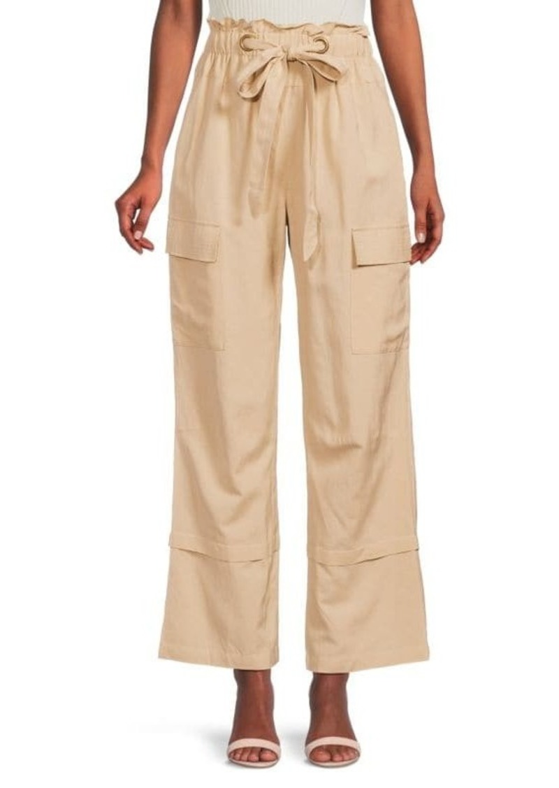 En Saison Ladeyn Wide Leg Linen Blend Pants