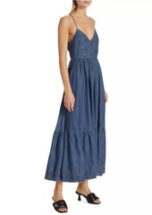 En Saison Sere Denim Midi-Dress