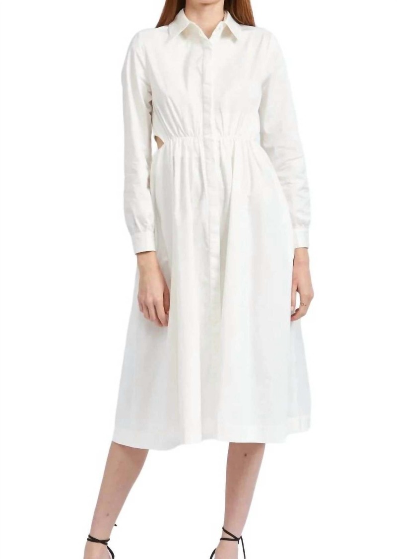 En Saison Stella Dress In Off White