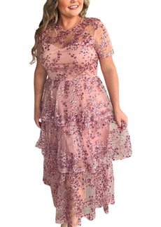 Endless Rose Dreamy Dress In Pink