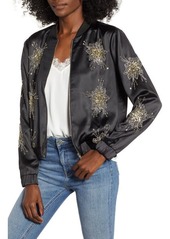 Endless Rose Beaded Bomber Jacket