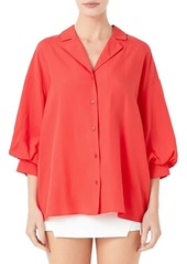 Endless Rose Blouson Sleeve Button-Up Shirt