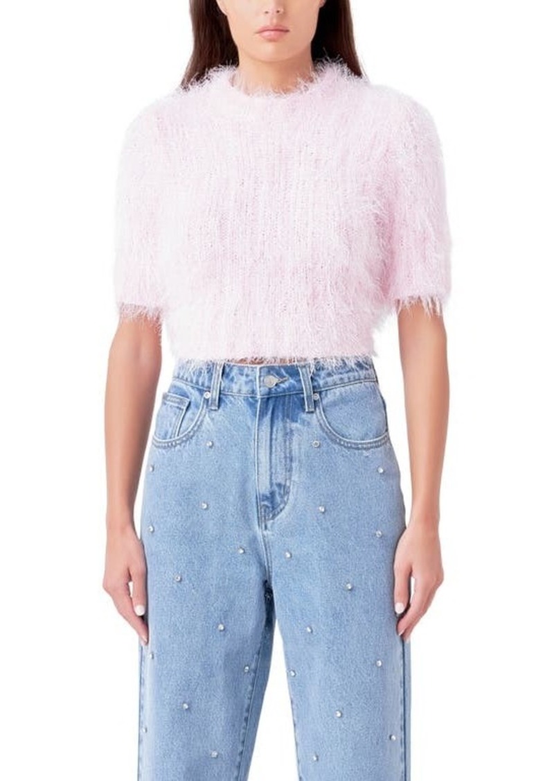 Endless Rose Fuzzy Sweater