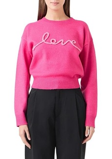 Endless Rose Love Chenille Sweater