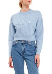 Endless Rose Love Chenille Sweater