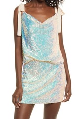 Endless Rose Orora Sequin Top in Pink at Nordstrom