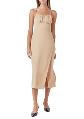 Endless Rose Ruched Bust Midi Dress