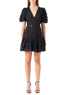 Endless Rose Sequin Lace Fit & Flare Minidress