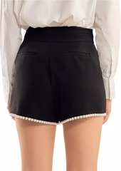 Endless Rose Pearl-Trimmed Shorts