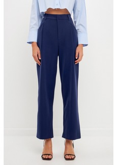 Endless Rose Women's Classic Suit Trousers - Navy