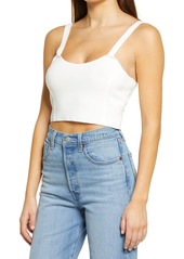 Endless Rose Knit Crop Tank in Off White at Nordstrom