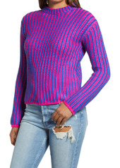 Women's Endless Rose Stripe Mix Color Sweater