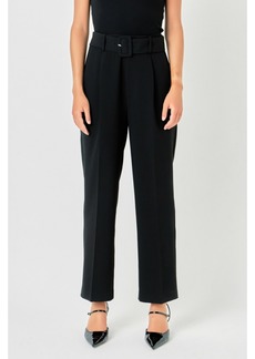 Endless Rose Women's High Waisted Trousers - Black