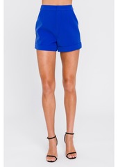 Endless Rose Women's Tailored Basic Shorts - Bright Blue