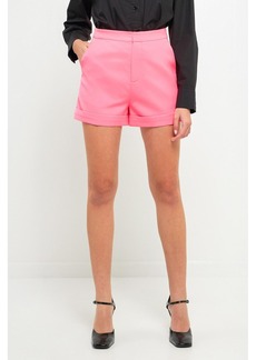endless rose Women's Tailored Basic Shorts - Neon pink