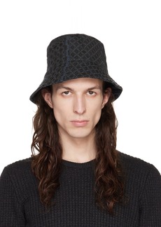 Engineered Garments Black Geo Bucket Hat