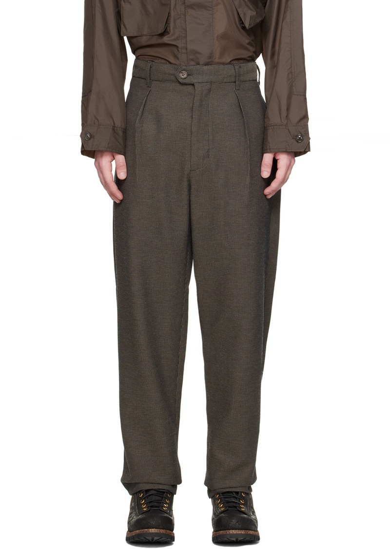 Engineered Garments Brown Carlyle Trousers