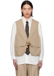 Engineered Garments Khaki Flap Pocket Vest