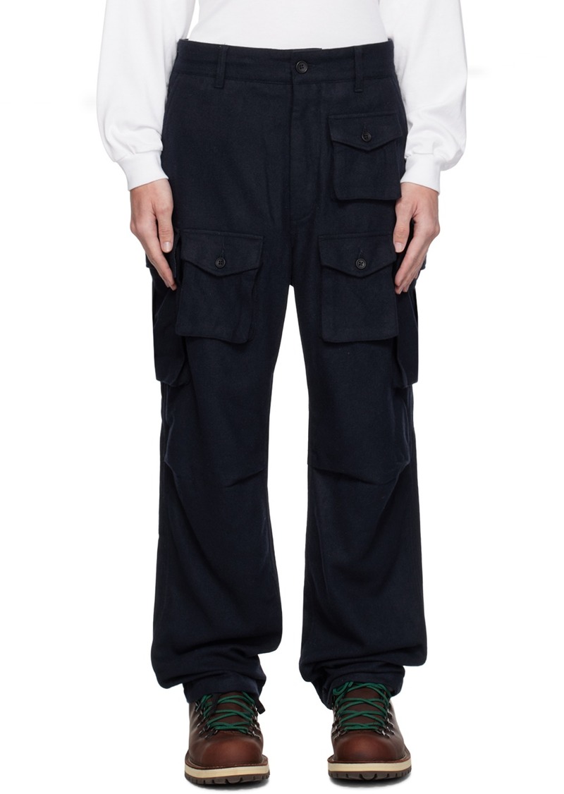 Engineered Garments Navy FA Cargo Pants