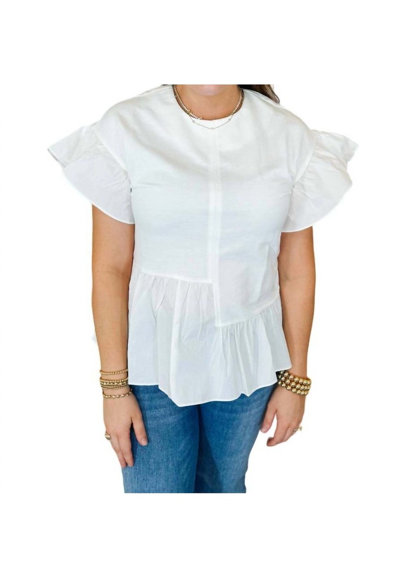 English Factory Cara Top In White