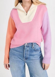 English Factory Cozy Colors Pullover In Multi