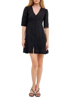 English Factory Broderie Lace Minidress