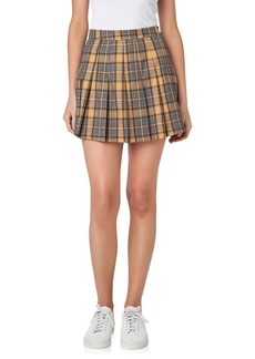 English Factory Check Pleated Skort