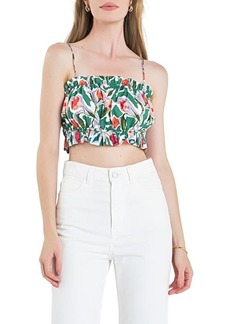 English Factory Floral Crop Camisole