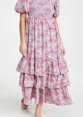 ENGLISH FACTORY Floral Print Maxi Dress