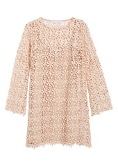 English Factory Lace Long Sleeve Minidress
