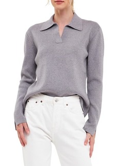 English Factory Polo Collar Sweater