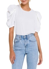 English Factory Puff Sleeve Top