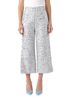 English Factory Sequin Tweed Culottes