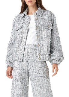 English Factory Sequin Tweed Jacket