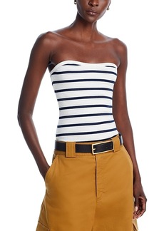 English Factory Striped Strapless Top