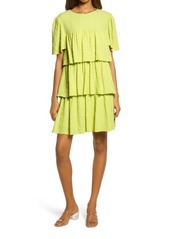 English Factory Tiered Dress in Yellow at Nordstrom
