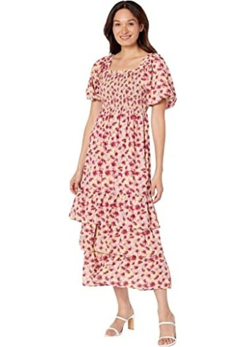 English Factory Floral Print Maxi Dress