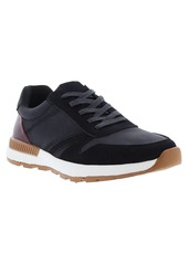 English Laundry Mateo Suede Sneaker in Black at Nordstrom Rack