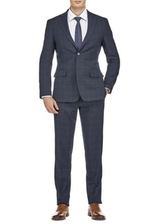 English Laundry Slim Fit Check Suit