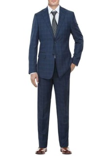 English Laundry Two Button Plaid Suit