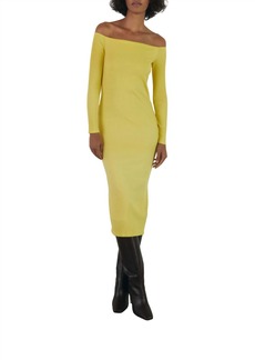 Enza Costa A Coste Dress In Yellow