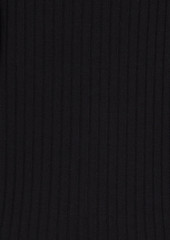 ENZA COSTA - One-shoulder ribbed-knit top - Black - L