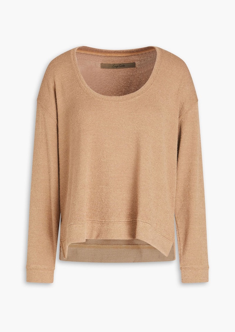 ENZA COSTA - Bouclé-knit sweater - Brown - S