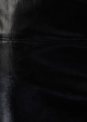 ENZA COSTA - Coated faux leather mini skirt - Black - 1
