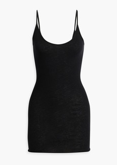 ENZA COSTA - Cotton and cashmere jersey tank - Black - S