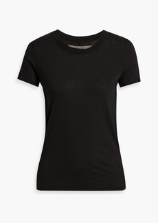 ENZA COSTA - Pima cotton-jersey T-shirt - Black - XS