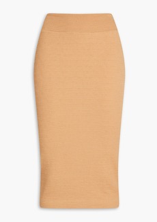 ENZA COSTA - Ribbed cotton-blend skirt - Neutral - S