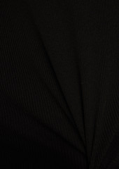 ENZA COSTA - Ribbed jersey midi dress - Black - S
