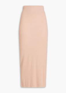 ENZA COSTA - Ribbed jersey midi skirt - Neutral - S
