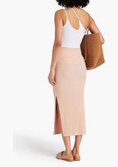 ENZA COSTA - Ribbed jersey midi skirt - Neutral - S